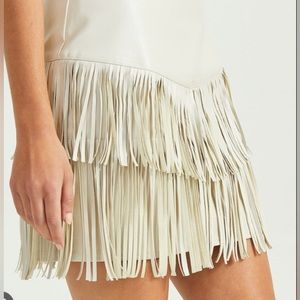 Altar’d state fringe skirt